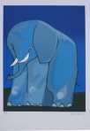 AM Elefante Gravura 50x35cm. Ed. da FAM Rubicada pelo filho (T=100) R$ 120,00